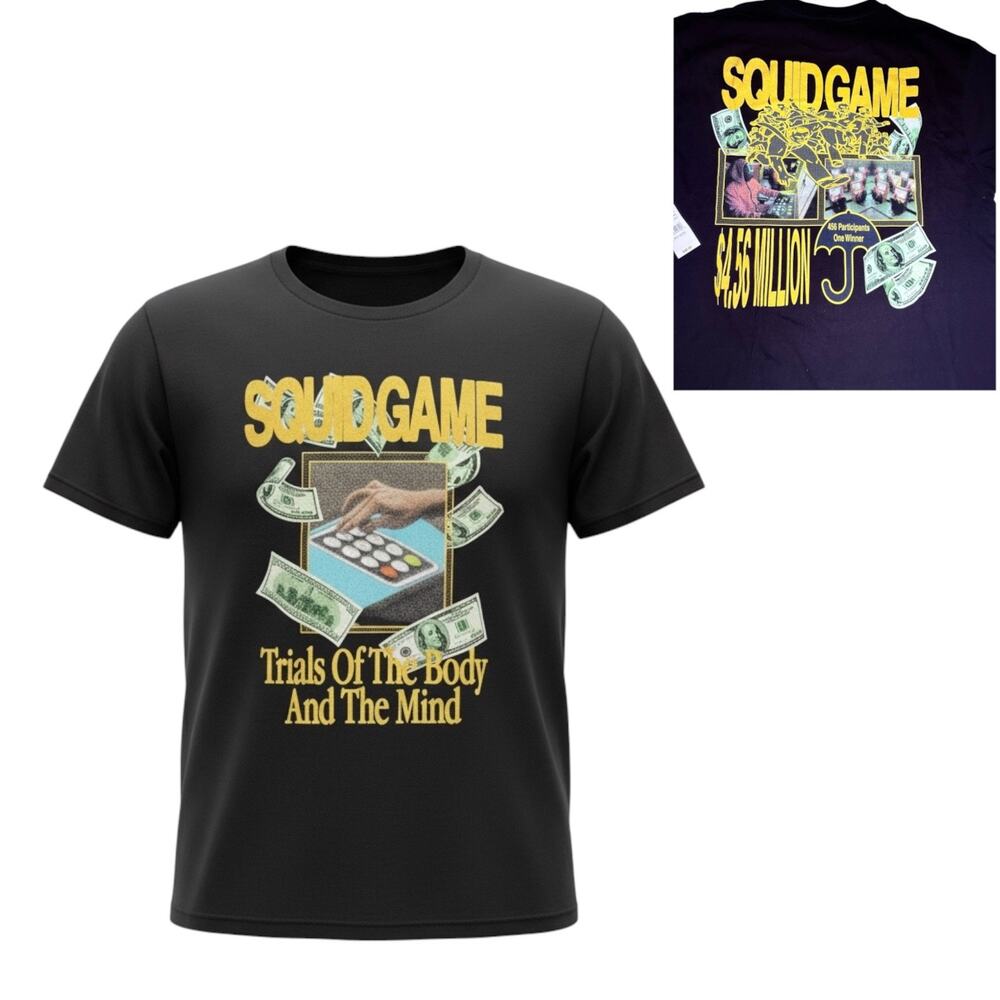 Chinatown Market Squid Games Pacsun Graphic T Shirt Mens LG Unisex Black New